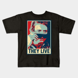 Graphic They Live Gifts Idea Family Kids T-Shirt